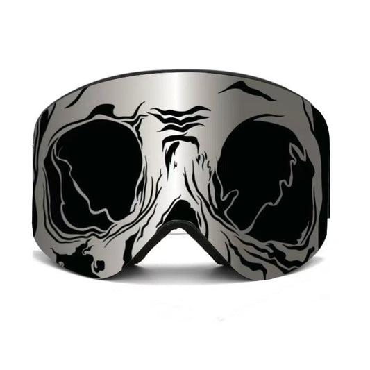 Shifties Skull Goggle with skull graphic ski lens